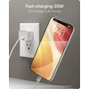 image:imageMophie Speedport70 GAN USBC Charger Block  70W Fast Wall Charger 2 USBC PD Ports Compact Foldable Prongs Made with Recycled Materials for Smartphones Tablets Headphones35W
